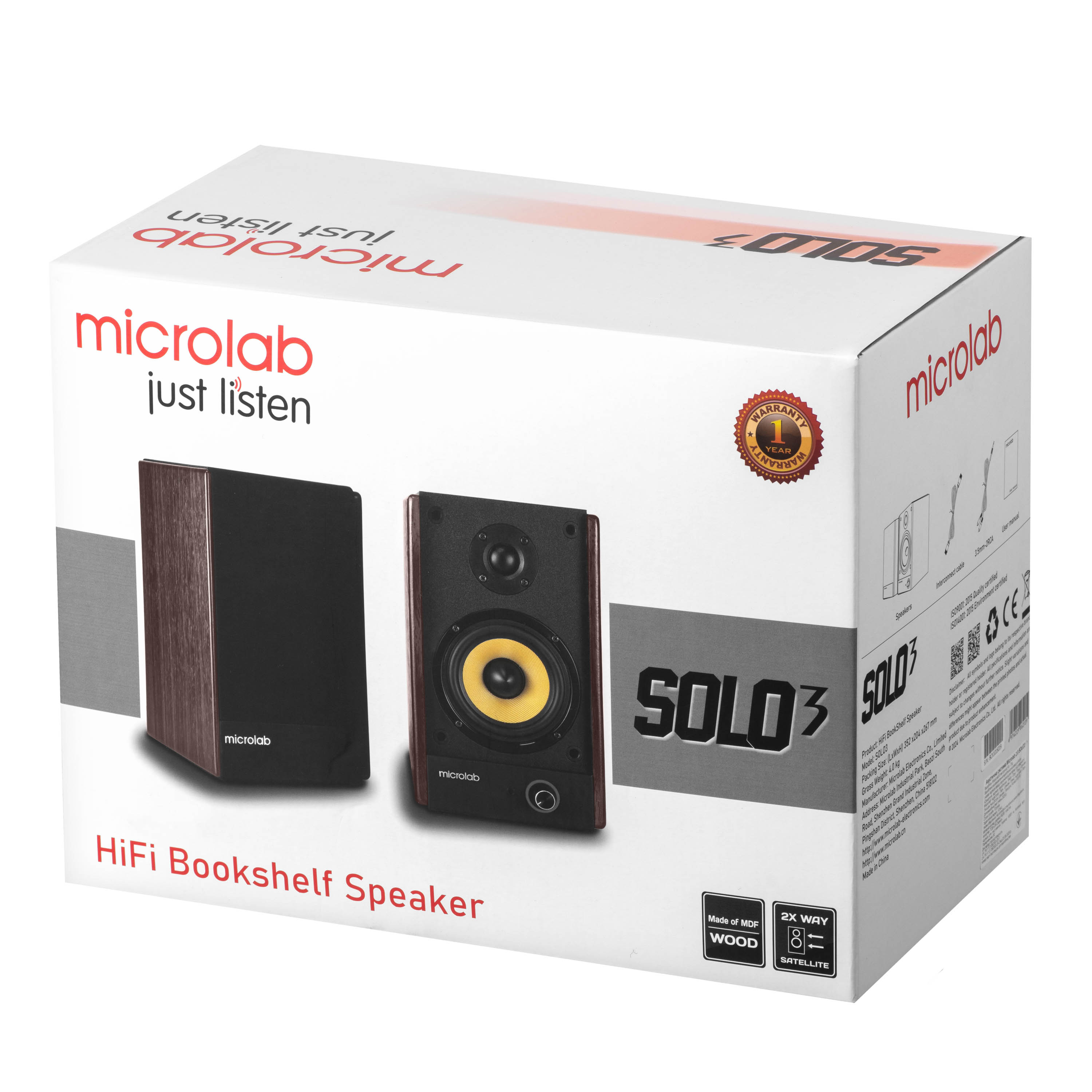 Колонки для компьютера Акустична система Microlab SOLO3