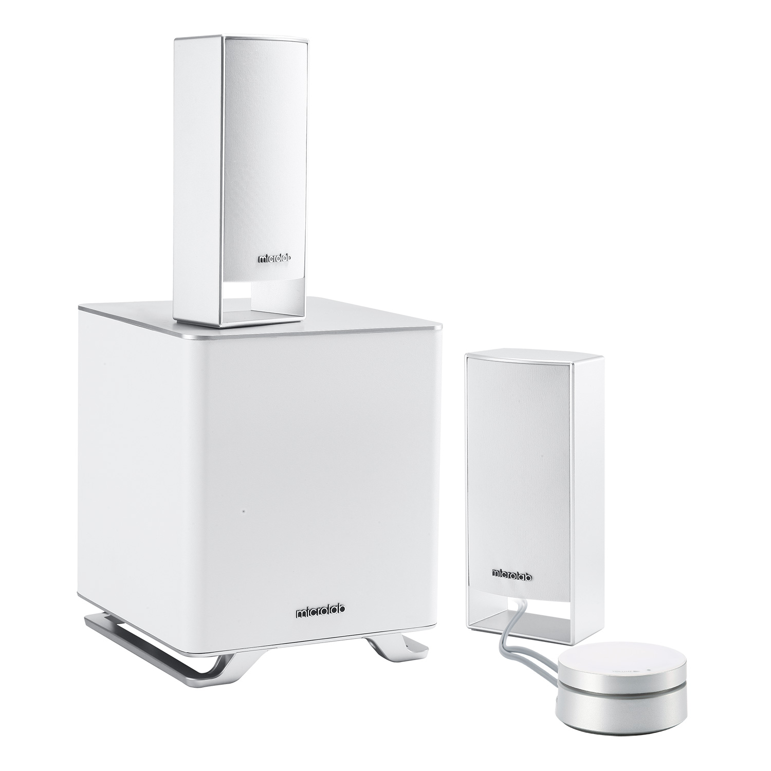 Колонки для компьютера Акустична система Microlab M600 white